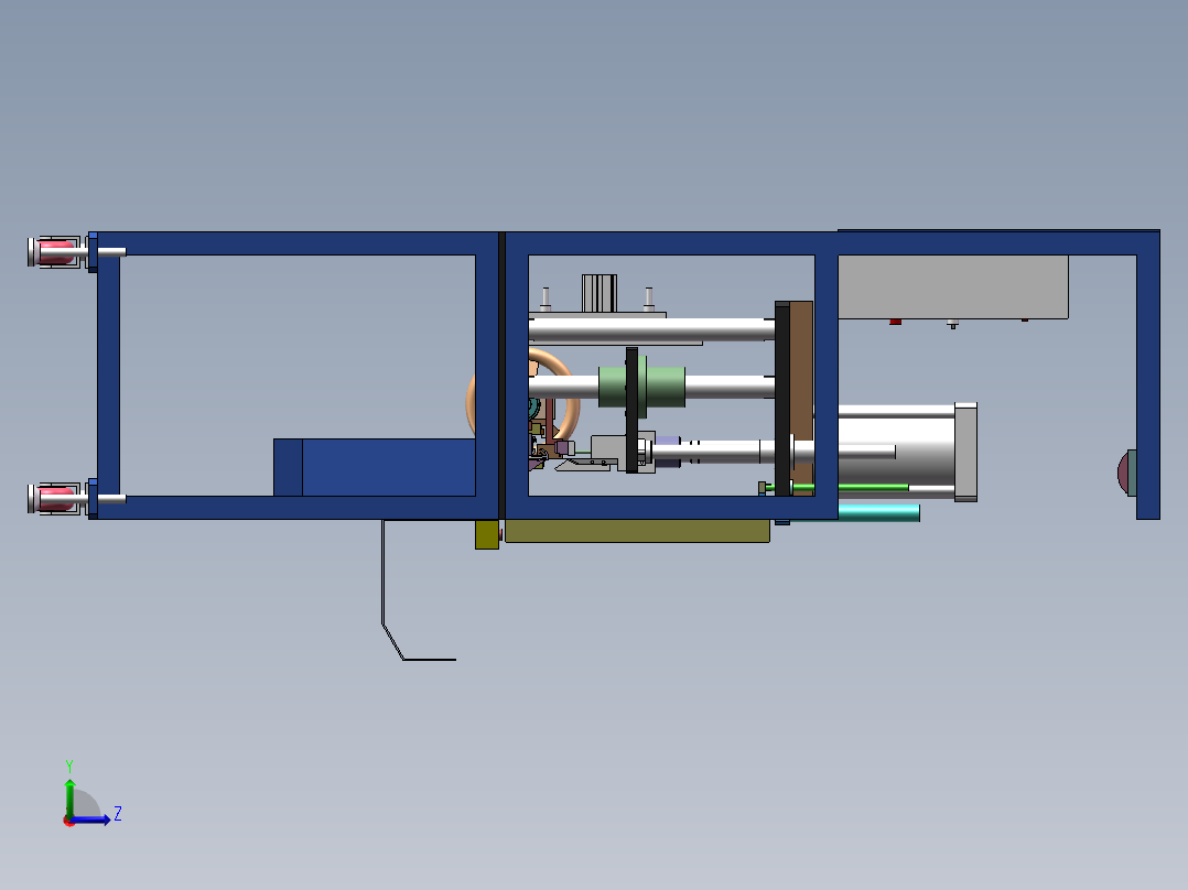 01月-车门密封条导槽冲切机sw18可编辑左视图