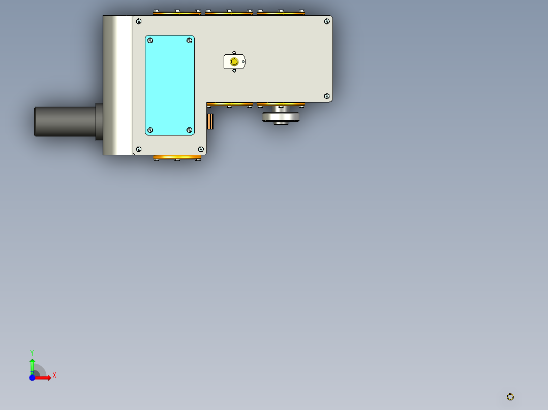 弹簧储能器前视图