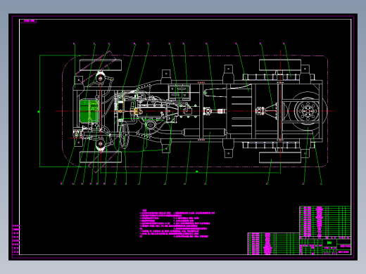 0013-GD6371轻型客车总体设计