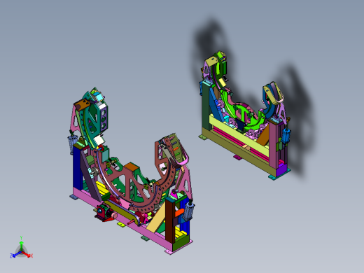 圆周式夹紧电动旋转装置