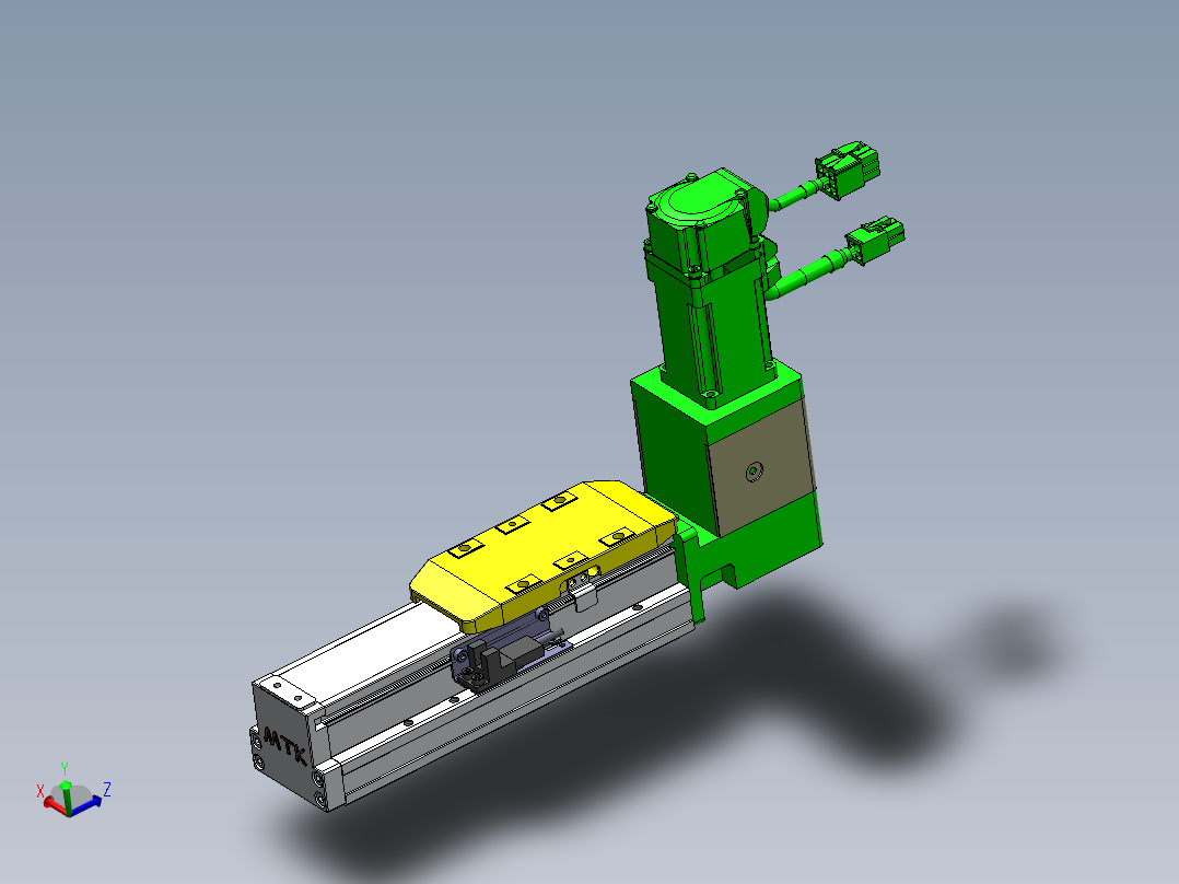 GTA内嵌同步带全封闭GTA5-BW-100W主视图