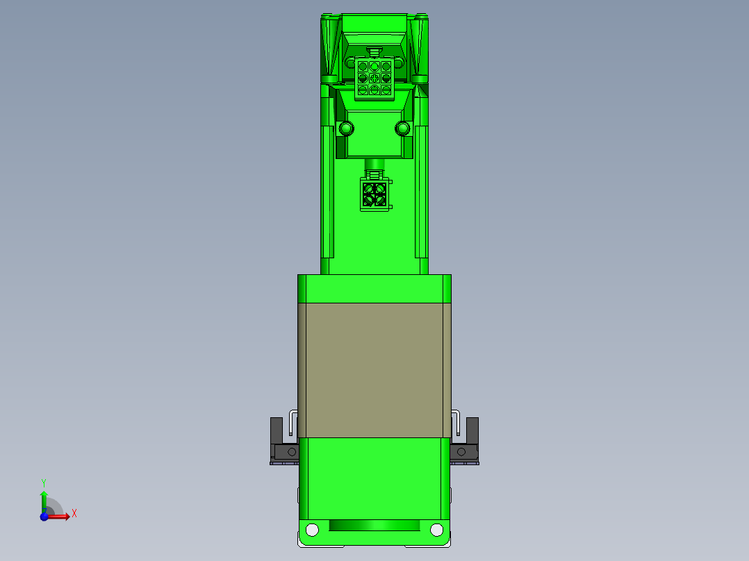 GTA内嵌同步带全封闭GTA5-BW-100W前视图
