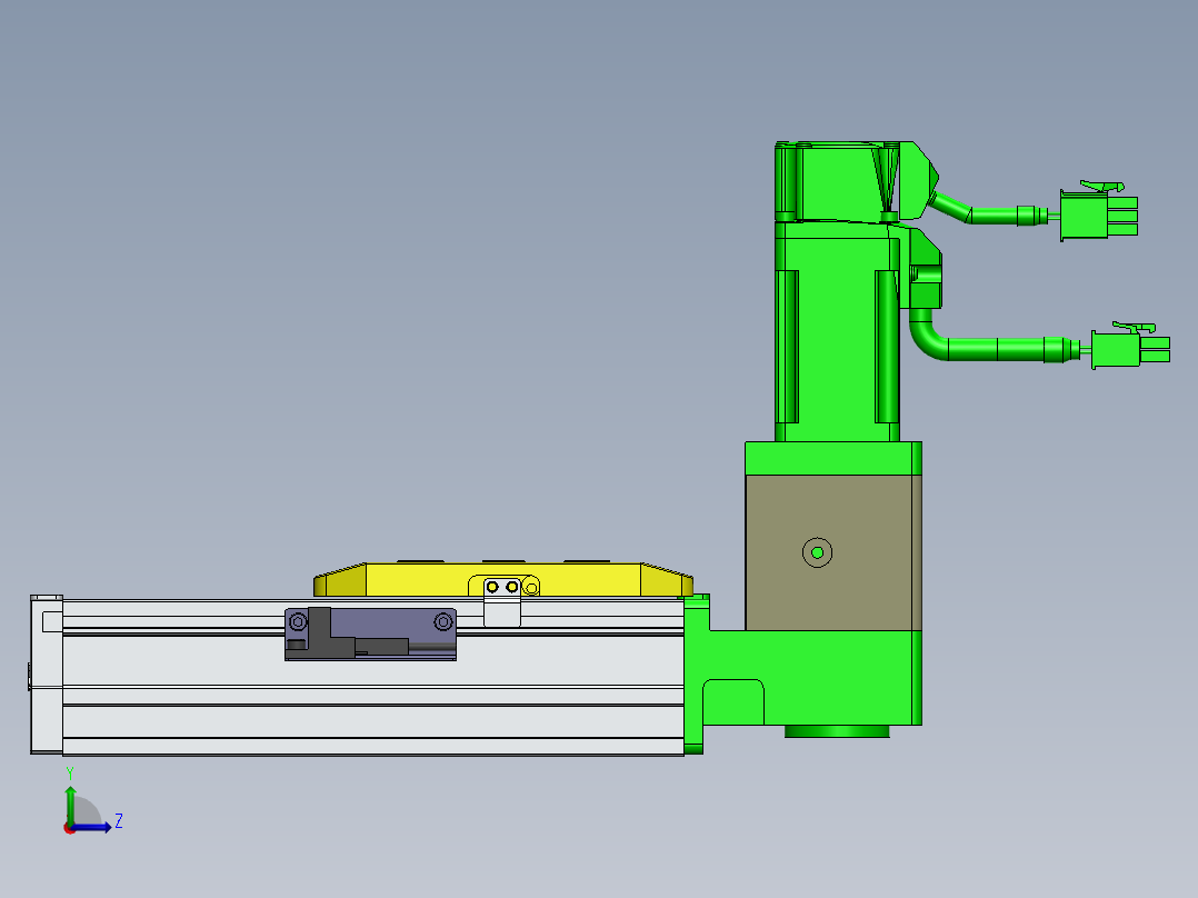 GTA内嵌同步带全封闭GTA5-BW-100W左视图