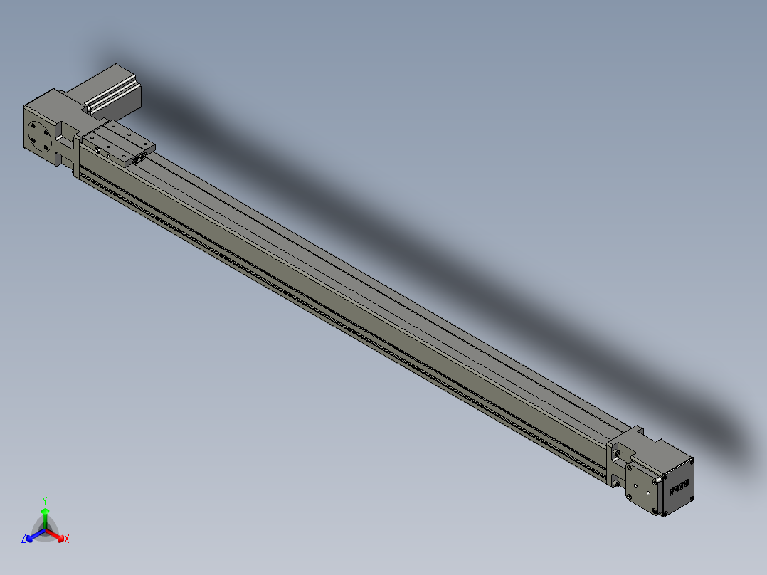 模组FBL60E900-R正等轴测图
