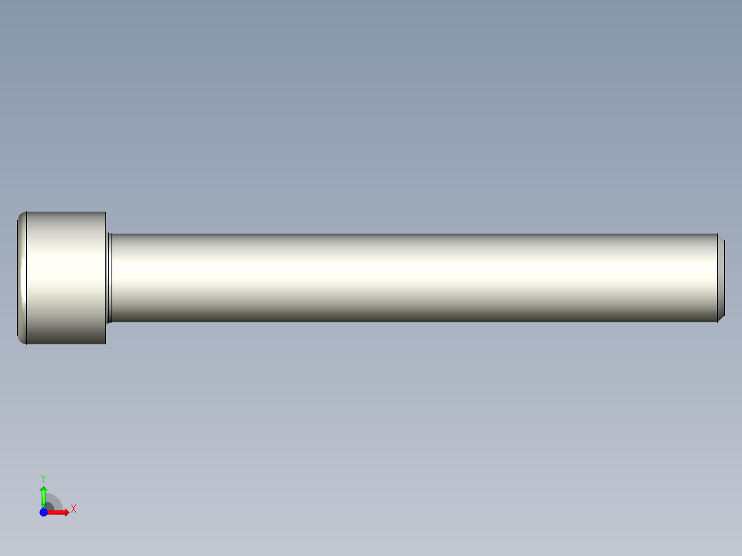螺钉-DIN_912-M20x140.stp前视图