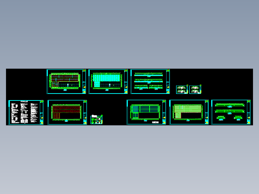 某公司9#厂房工程CAD