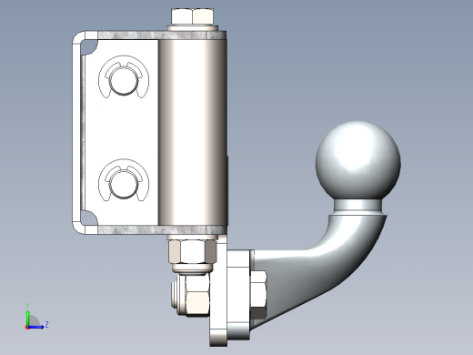 带绞车适配器的挂钩--sw左视缩略图