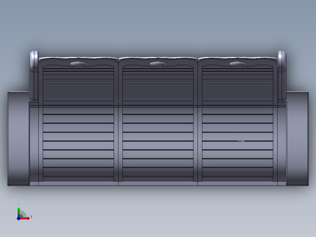 办公桌渲染前视图