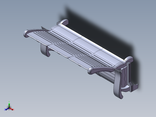 办公桌渲染正等轴测缩略图