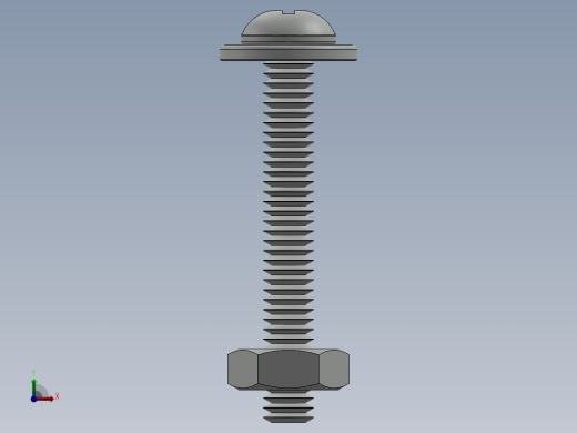 紧固件-No.8-32 Screw-01前视缩略图