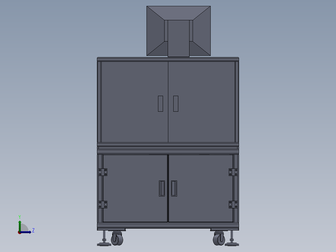 49端子检测机左视图