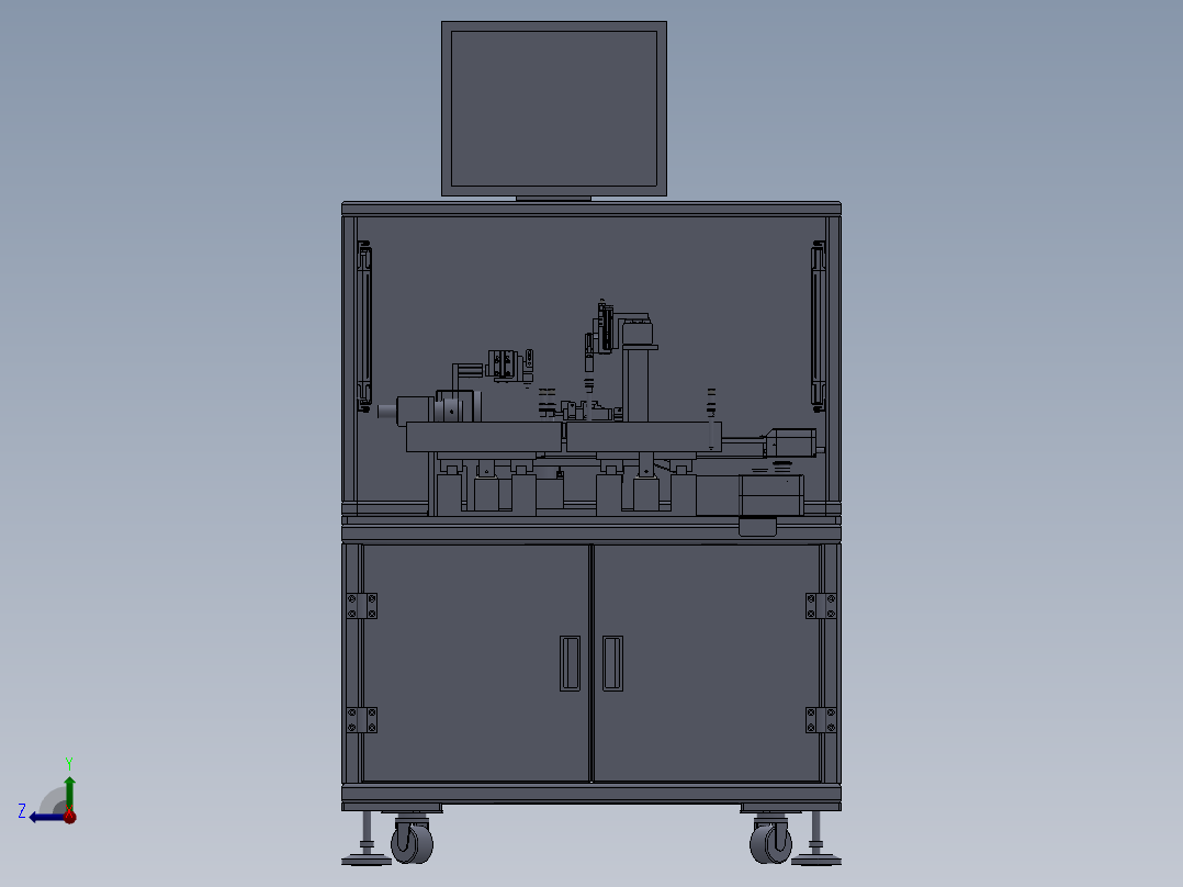49端子检测机右视图