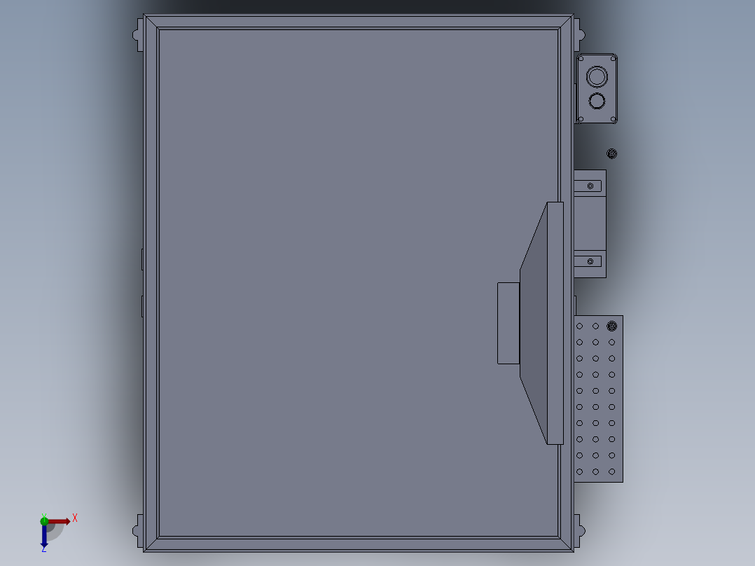 49端子检测机俯视图
