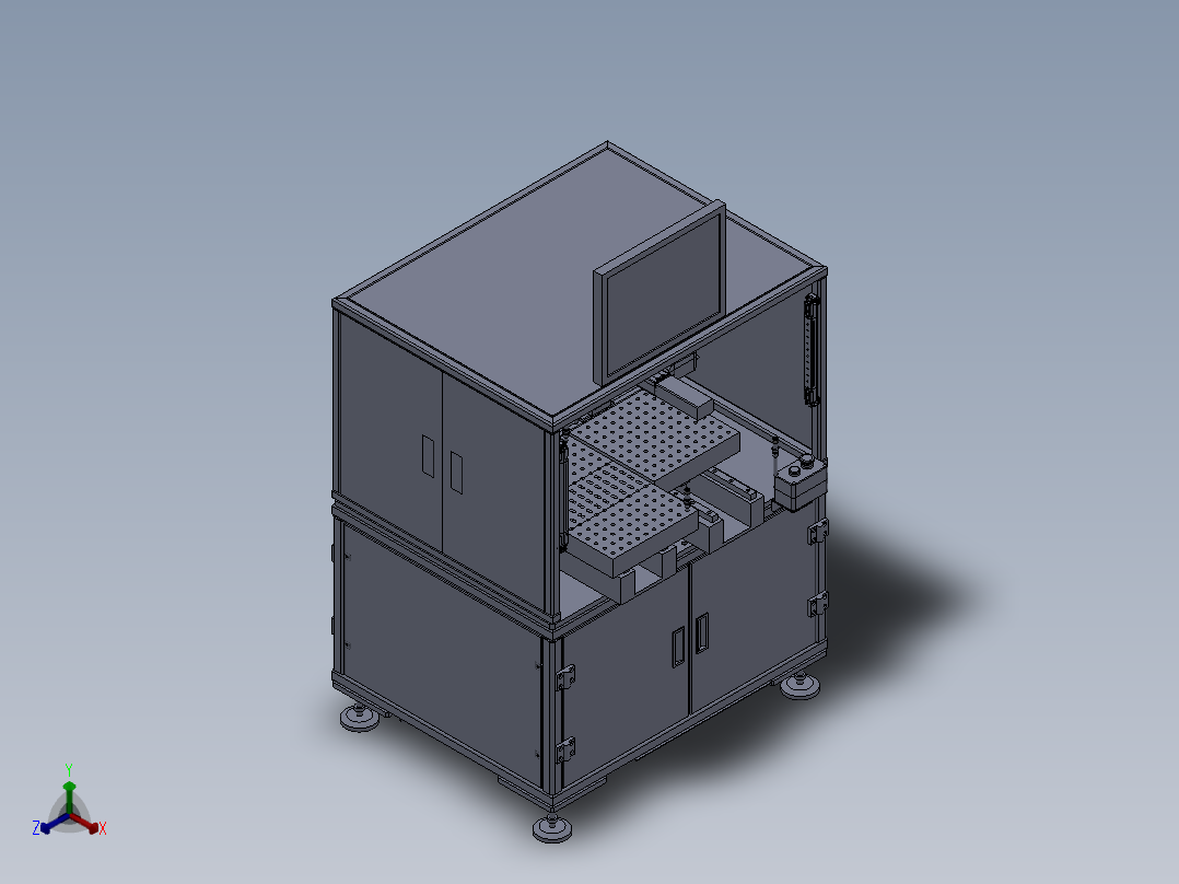 49端子检测机正等轴测图