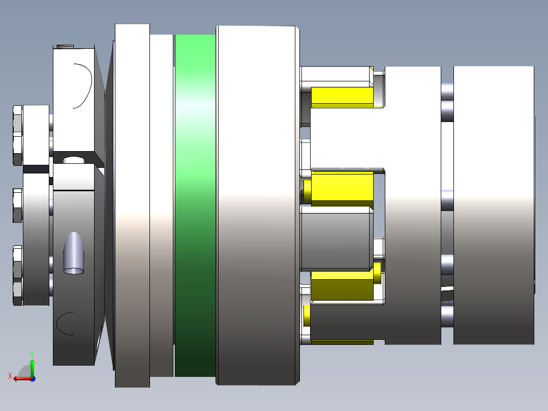 扭矩限制器后视图