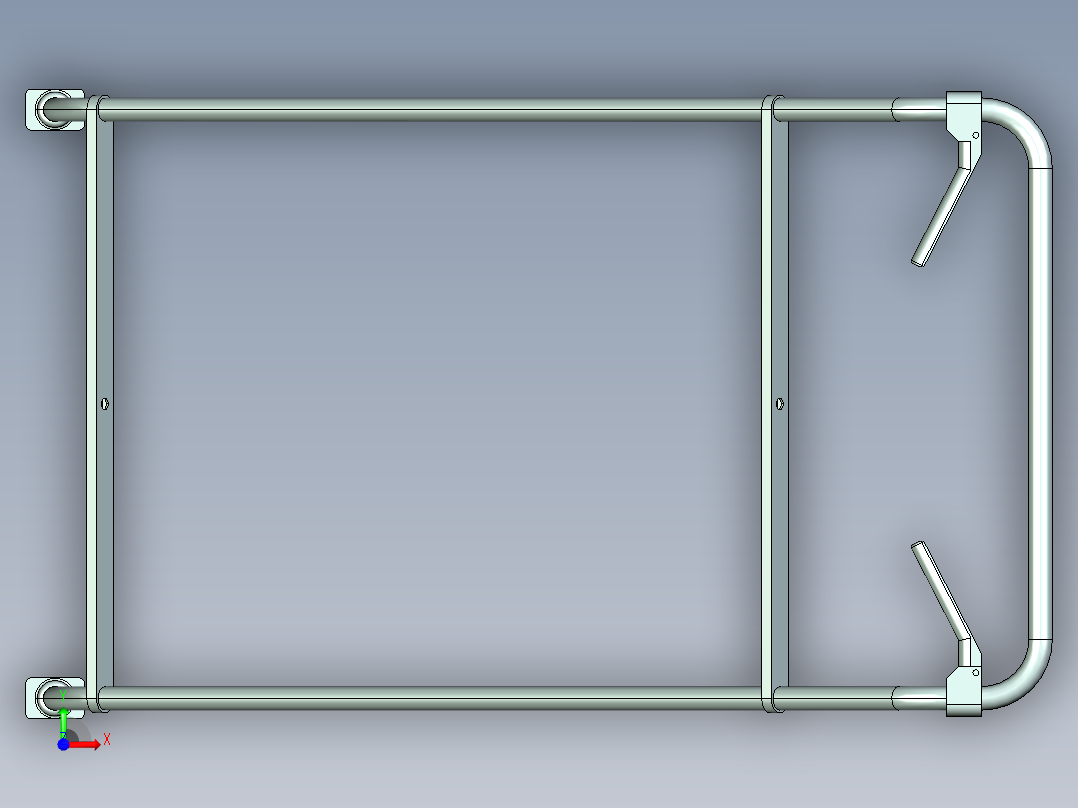 电动四轮除草机结构设计（含UG三维图+CAD图纸+说明书）前视图