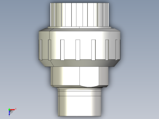 9BIRXC 适配器会在PVC-U 不锈钢溶剂焊接插座D和BSP螺纹a316l不锈钢公端与EPDM或FPM材质的O形环钢俯视缩略图