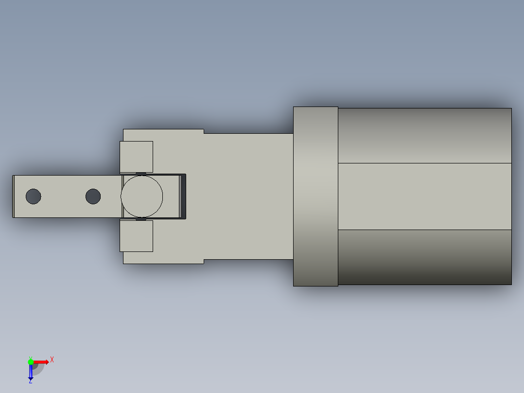 普通气爪PH12-40俯视图