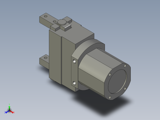 普通气爪PH12-40正等轴测缩略图
