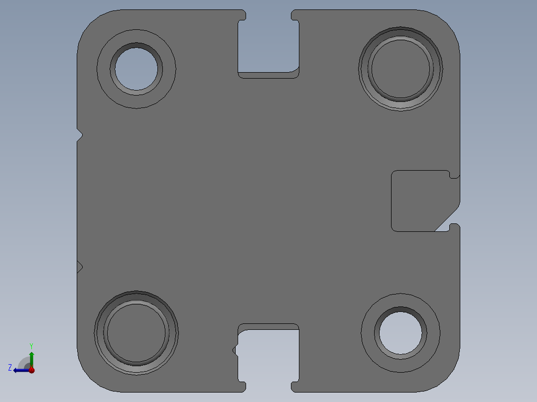 气缸TACQ16X10S右视图