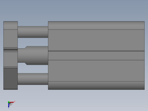 气缸TACQ16X10S俯视缩略图