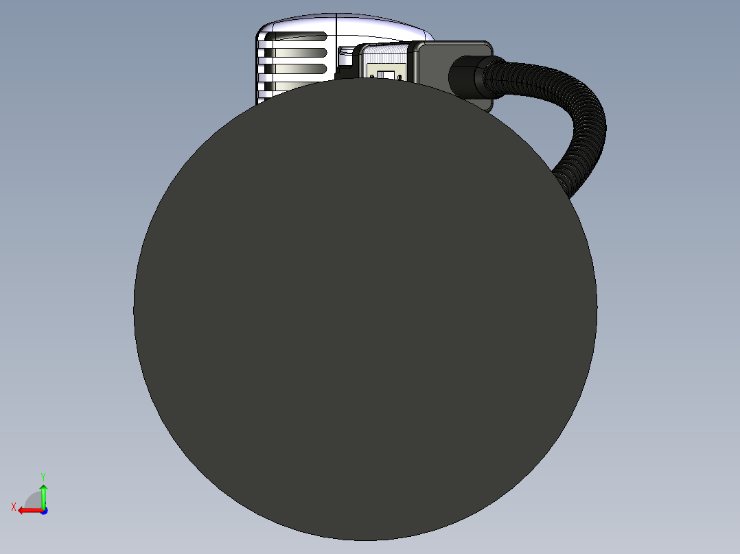 鹅颈麦克风支架后视图