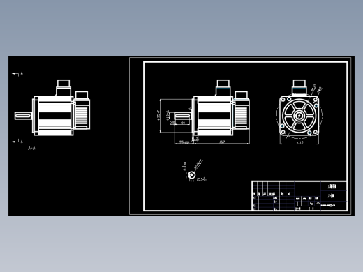 电机MS-110STE-M04030B-21P2（1033）