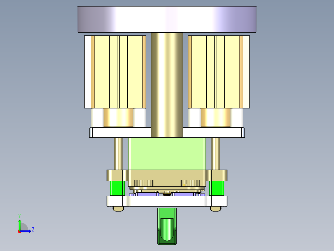X3-B-CNC5笔记本CNC工装夹具三维模型-1016左视图