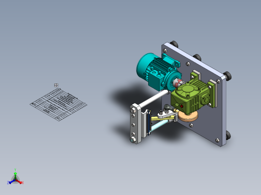 铰链耐久性测试仪sw18可编辑正等轴测缩略图