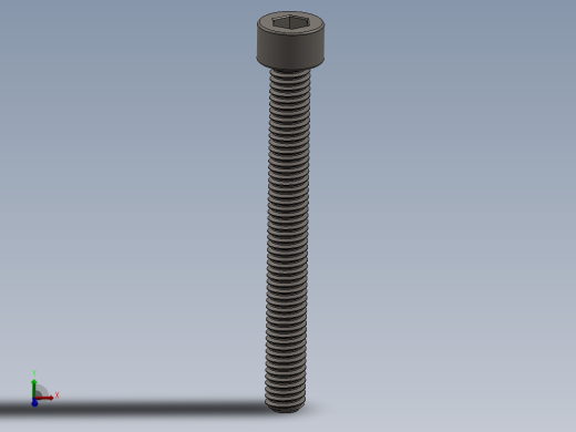 Screw_DIN_912_M6x55F_A2.SLDPRT公制内六角螺钉