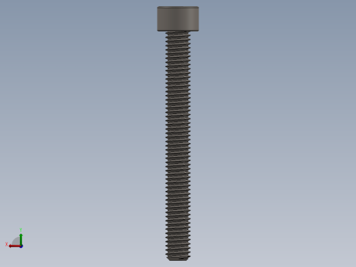 Screw_DIN_912_M6x55F_A2.SLDPRT公制内六角螺钉后视缩略图