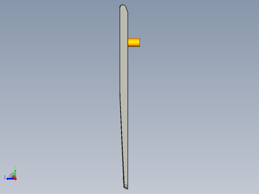 笔记本C壳铣内腔UG刀路模型右视图