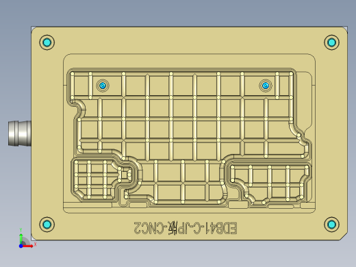 EDB41-C笔记本CNC工装夹具三维模型-JP版-CNC2-181129前视缩略图