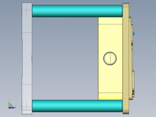 EDB41-C笔记本CNC工装夹具三维模型-JP版-CNC2-181129左视缩略图