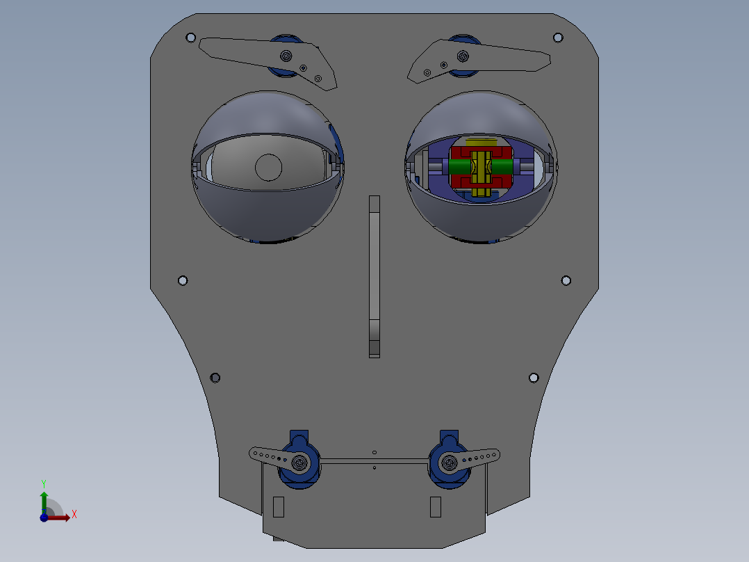表情机器人前视图