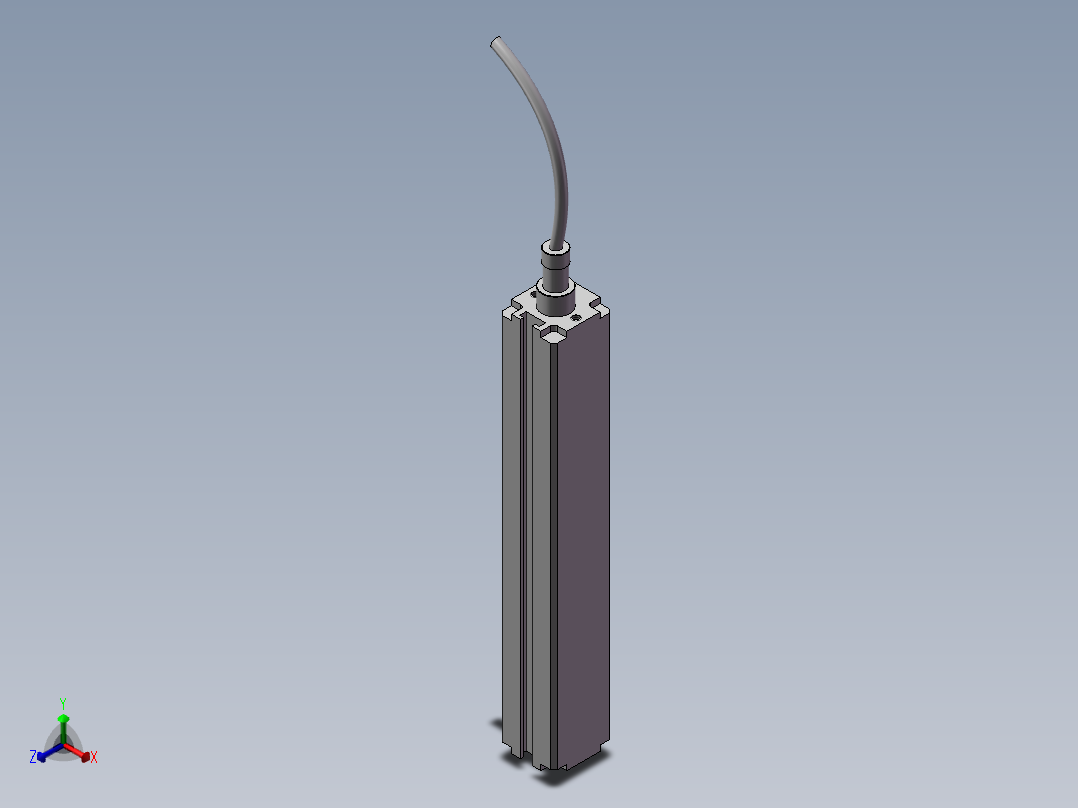 安全光栅  澳鑫  XA-NB-10-14正等轴测图