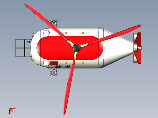 蛟龙号三维模型俯视缩略图