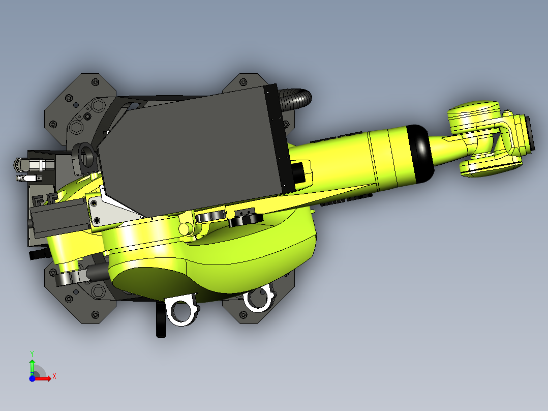 KUKA KR 90 R3100 extra (KR QUANTEC extra)机器人前视图
