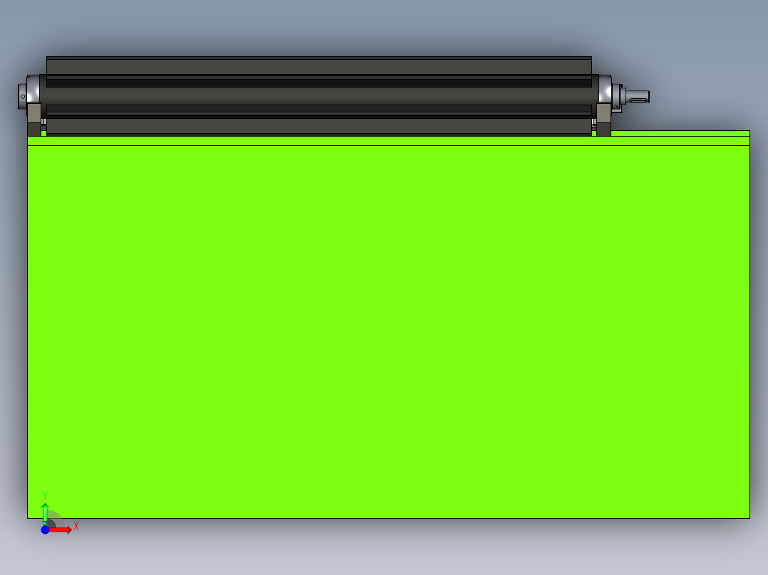 链板流水线图前视图