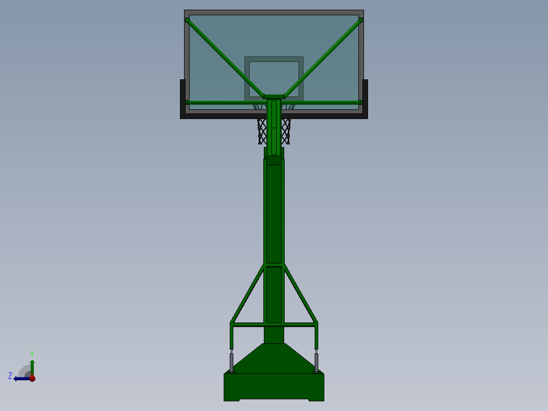 400333-篮球架（标准）右视图