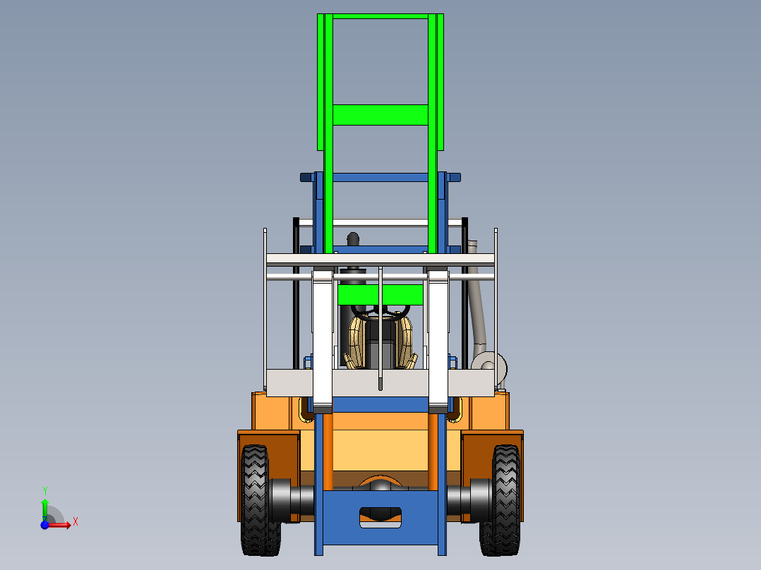 叉车、 叉车 SW X_T(2)前视图