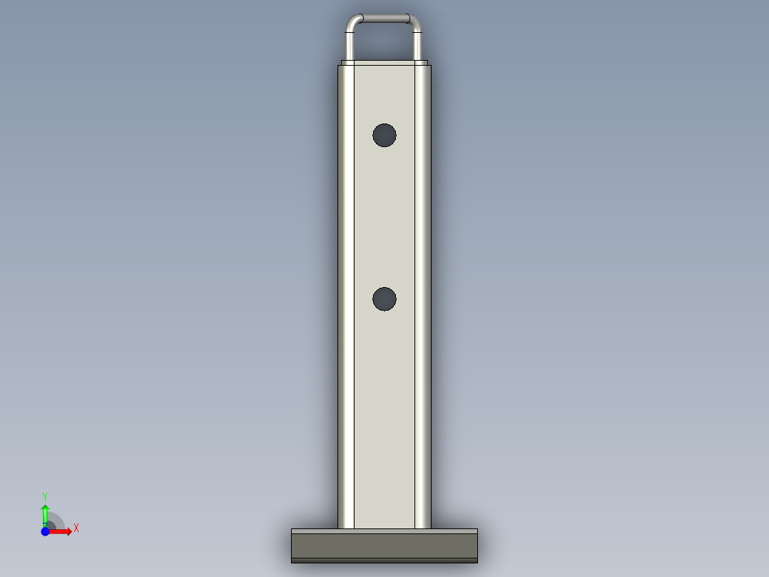 B3003736-安装液压升降 PNG-1.5提升装置前视图