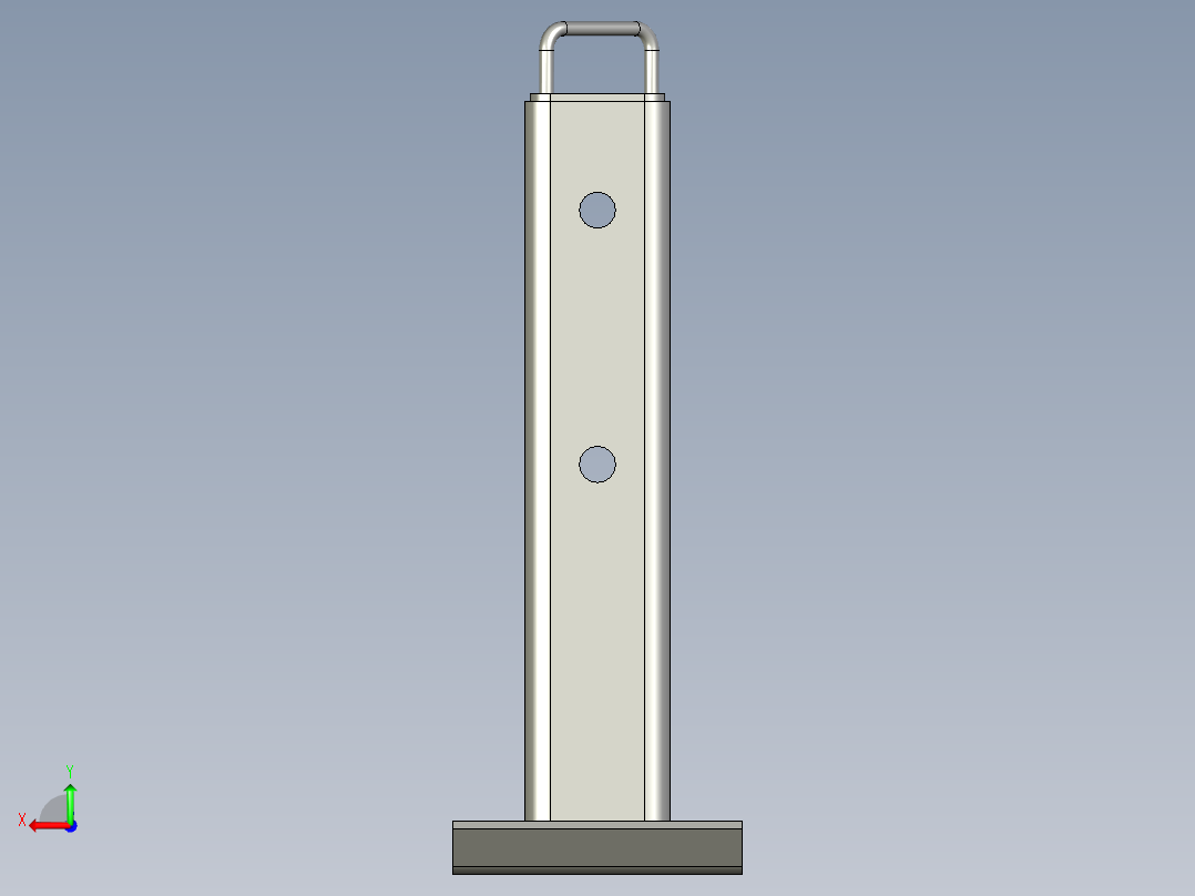 B3003736-安装液压升降 PNG-1.5提升装置后视图