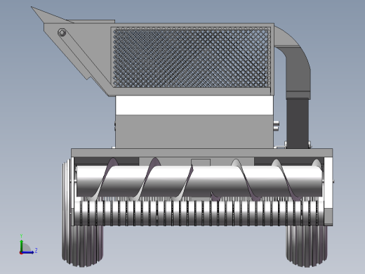 花生收获机设计【三维模型+8张CAD图纸+说明书】左视缩略图