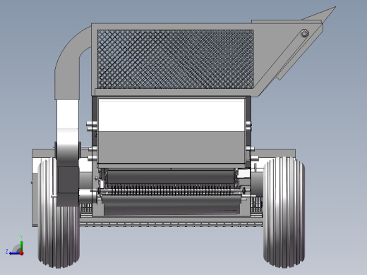 花生收获机设计【三维模型+8张CAD图纸+说明书】右视缩略图