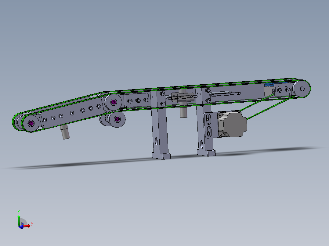 非标双带输送机构5
