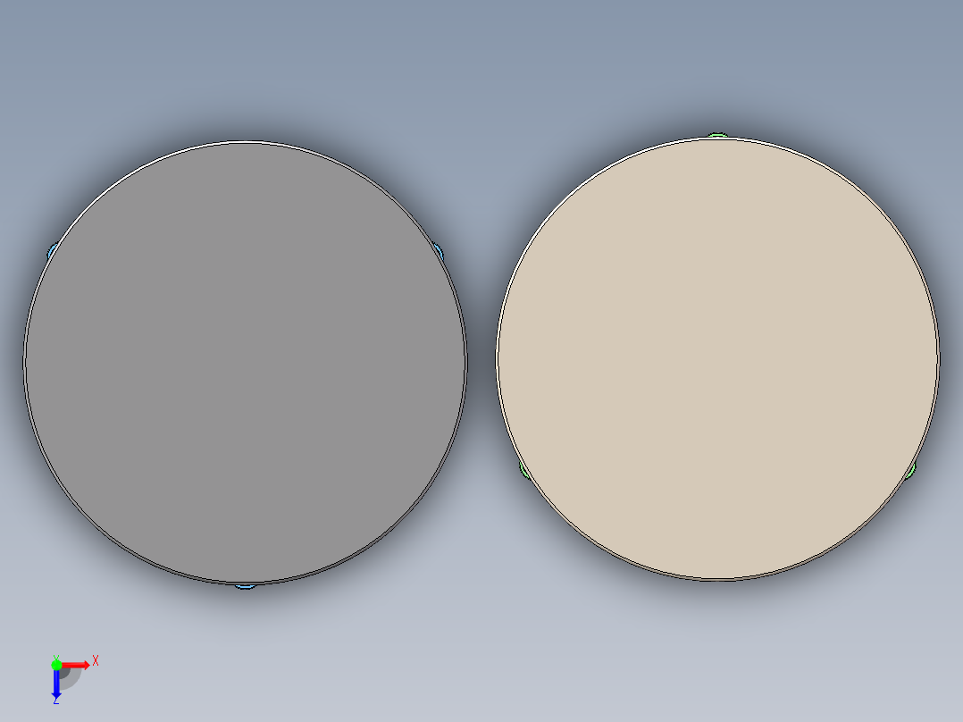 交叉腿设计俯视图