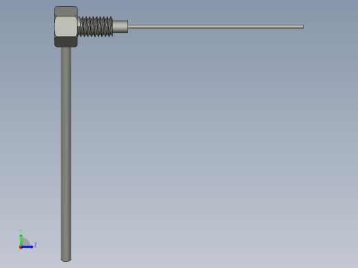 直角光纤对射式LTC-4V2-Z左视缩略图
