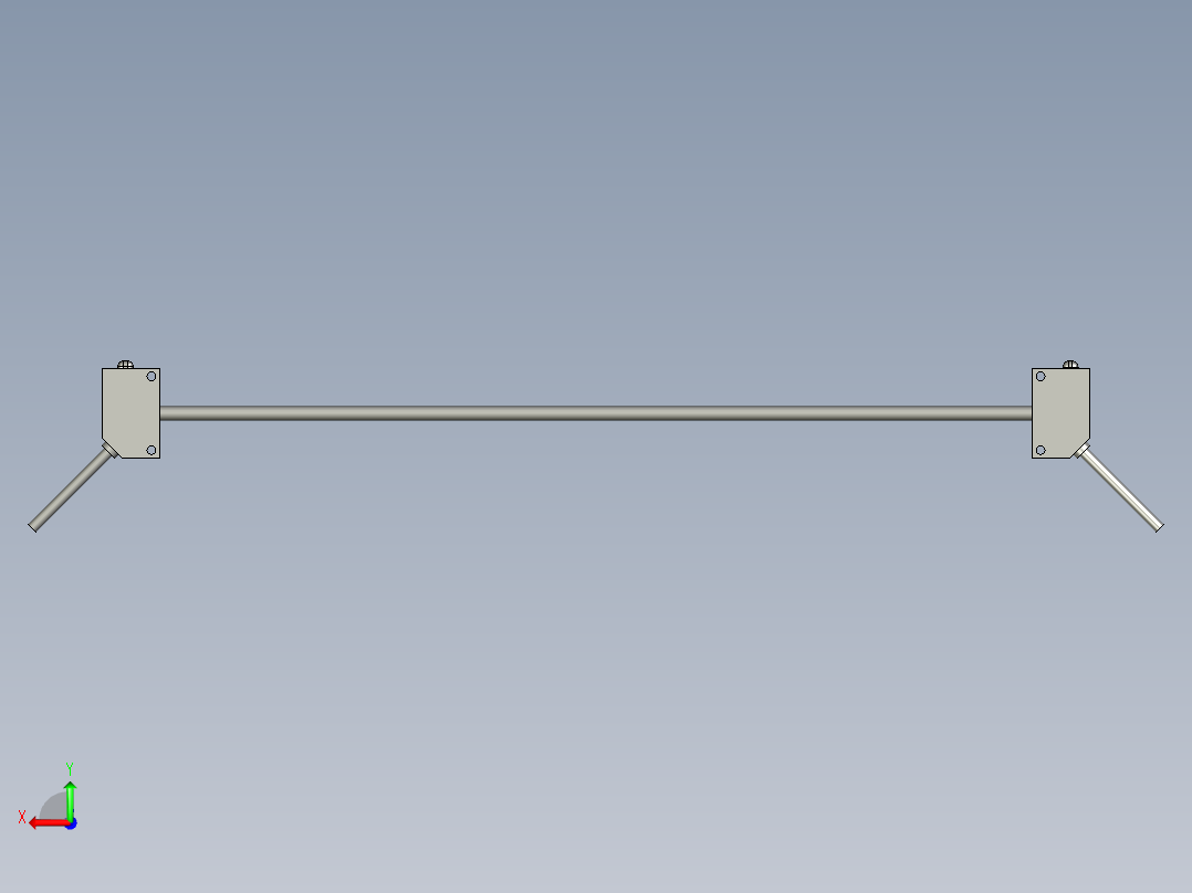 对射型光端开关CX-411松下后视图