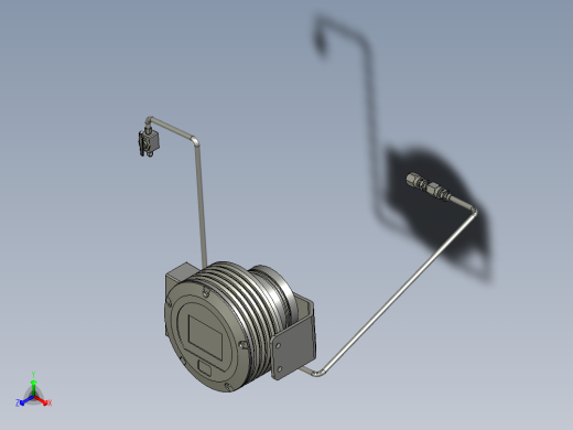 A3双氧水系统-折光仪装配体